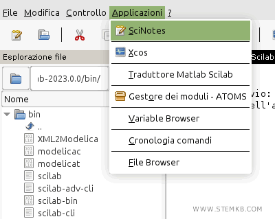 come aprire SciNotes