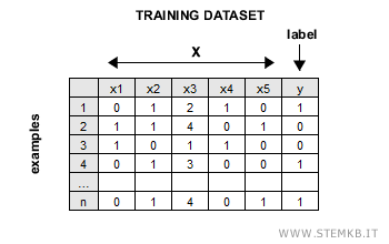 un esempio di dataset